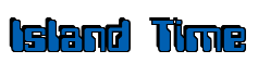 Rendering "Island Time" using Computer Font