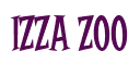 Rendering "Izza Zoo" using Cooper Latin