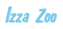 Rendering "Izza Zoo" using Big Nib