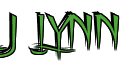 Rendering "J LYNN" using Charming