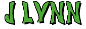 Rendering "J LYNN" using Bigdaddy