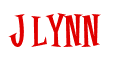 Rendering "J LYNN" using Cooper Latin