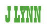 Rendering "J LYNN" using Bill Board