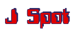 Rendering "J Spot" using Computer Font