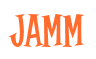 Rendering "JAMM" using Cooper Latin