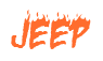 Rendering "JEEP" using Charred BBQ