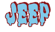 Rendering "JEEP" using Drippy Goo