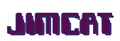 Rendering "JIMCAT" using Computer Font