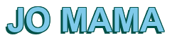 Rendering "JO MAMA" using Arial Bold