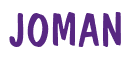 Rendering "JOMAN" using Dom Casual