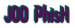 Rendering "JOO PhisH" using Callimarker