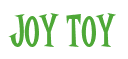 Rendering "JOY TOY" using Cooper Latin