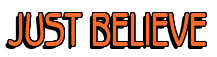 Rendering "JUST BELIEVE" using Beagle