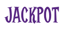 Rendering "Jackpot" using Cooper Latin