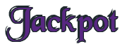 Rendering "Jackpot" using Black Chancery