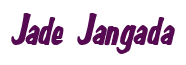 Rendering "Jade Jangada" using Big Nib
