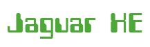Rendering "Jaguar XE" using Computer Font