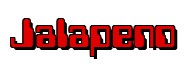 Rendering "Jalapeno" using Computer Font