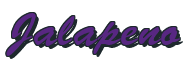 Rendering "Jalapeno" using Brush Script