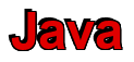 Rendering "Java" using Arial Bold