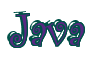 Rendering "Java" using Curlz