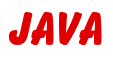 Rendering "Java" using Balloon