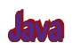 Rendering "Java" using Callimarker