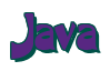 Rendering "Java" using Crane