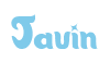 Rendering "Javin" using Candy Store