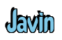 Rendering "Javin" using Callimarker