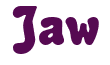 Rendering "Jaw" using Bubble Soft