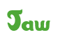 Rendering "Jaw" using Candy Store