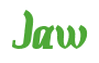 Rendering "Jaw" using Color Bar