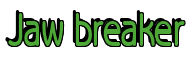Rendering "Jaw breaker" using Beagle
