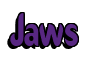 Rendering "Jaws" using Callimarker