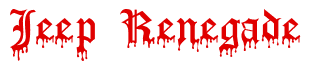 Rendering "Jeep Renegade" using Dracula Blood
