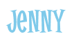 Rendering "Jenny" using Cooper Latin