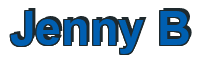 Rendering "Jenny B" using Arial Bold