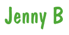 Rendering "Jenny B" using Dom Casual