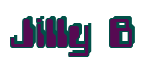 Rendering "Jilly B" using Computer Font