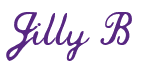 Rendering "Jilly B" using Commercial Script
