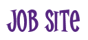 Rendering "Job Site" using Cooper Latin