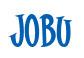 Rendering "Jobu" using Cooper Latin