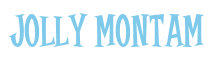 Rendering "Jolly Montam" using Cooper Latin