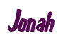 Rendering "Jonah" using Big Nib