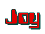 Rendering "Joy" using Computer Font