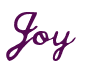 Rendering "Joy" using Commercial Script