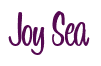 Rendering "Joy Sea" using Bean Sprout