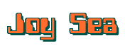 Rendering "Joy Sea" using Computer Font