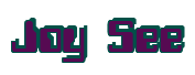 Rendering "Joy See" using Computer Font